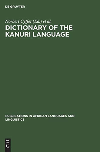 Cover for Dictionary of the Kanuri Language