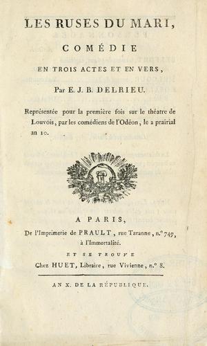 Cover for Les ruses du mari