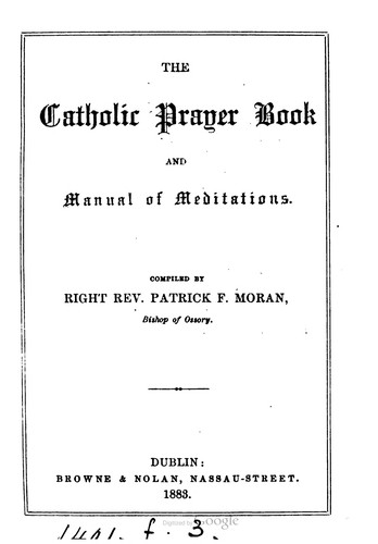 Cover for The Catholic Prayer Book And Manual Of Meditations