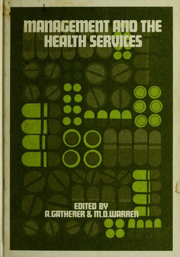 Cover for Management and the health services.