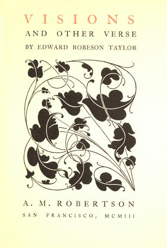 Cover for Visions