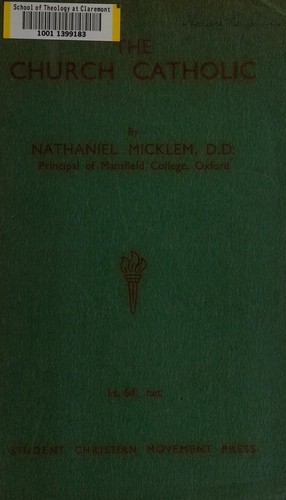 Cover for The Church catholic
