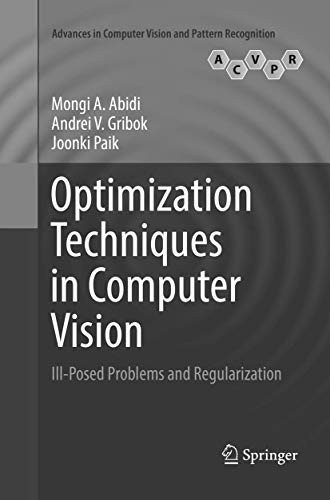 Cover for Optimization Techniques in Computer Vision