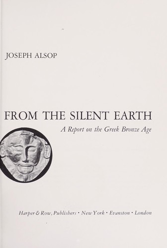 Cover for From the silent earth