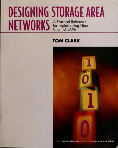 Cover for Designing storage area networks