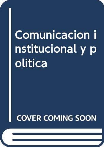 Cover for COMUNICACIÓN institucional y política