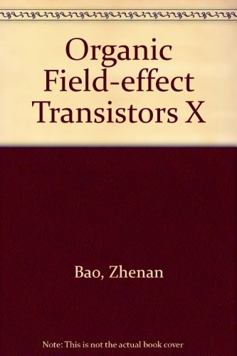 Cover for Organic field-effect transistors X