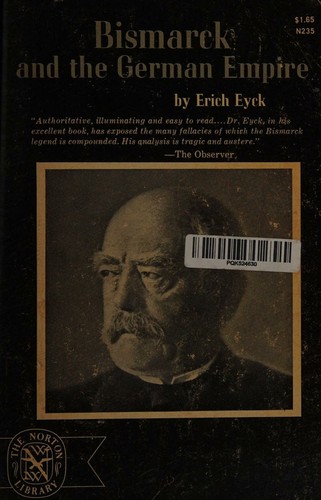 Cover for Bismarck and the German Empire