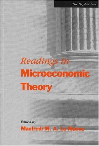 Cover for Readings in Microeconomic Theory