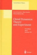 Cover for Chiral Dynamics: Theory and Experiment 