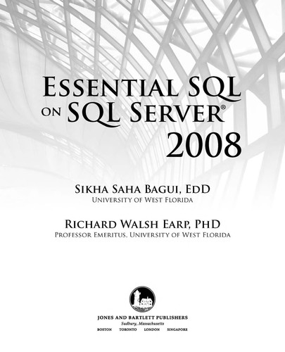 Cover for Essential SQL on SQL server 2008
