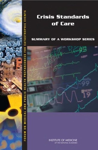 Cover for Crisis standards of care