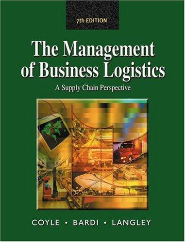 Cover for The management of business logistics