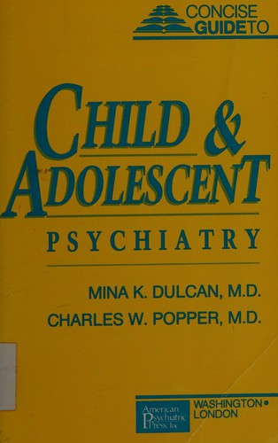 Cover for Concise guide to child and adolescent psychiatry