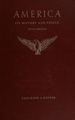 Cover for America: its history and people, a unit organization