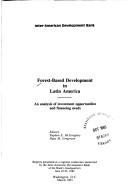 Cover for Forest-based development in Latin America