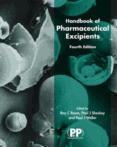 Cover for Handbook of Pharmaceutical Excipients, 4th Edition