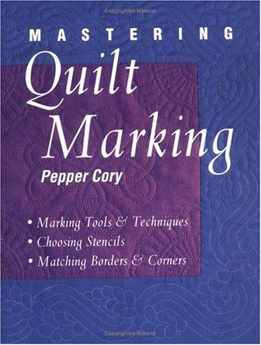 Cover for Mastering Quilt Marking