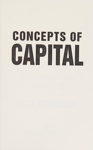 Cover for Concepts of capital