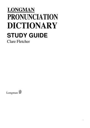Cover for Longman Pronunciation Dictionary