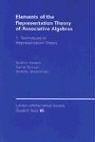 Cover for Elements of the representation theory of associative algebras