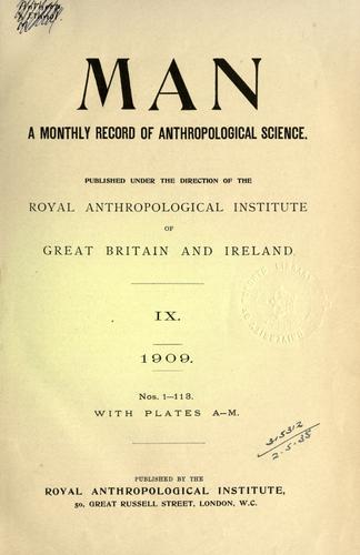 Cover for Man.