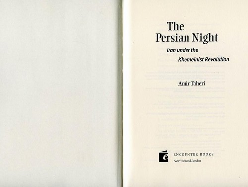 Cover for The Persian night