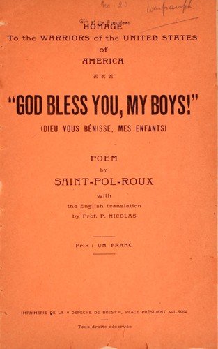 Cover for Homage to the warriors of the United States of America