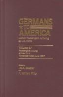 Cover for Germans to America, Volume 67, November 1, 1895 - June 17, 1897