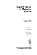 Cover for Current Topics in Materials Science