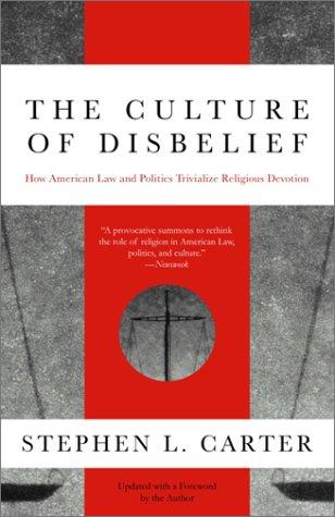 Cover for The culture of disbelief