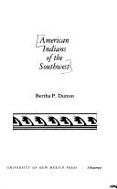 Cover for American Indians of the Southwest