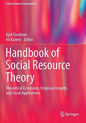 Cover for Handbook of Social Resource Theory