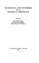 Cover for Technology and Enterprise in Historical Perspective