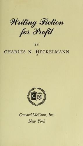Cover for Writing fiction for profit