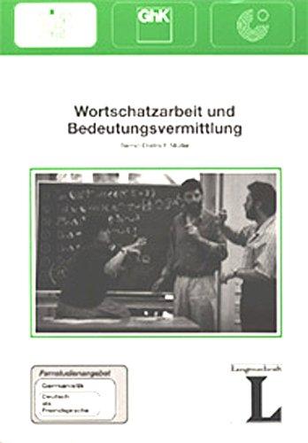 Cover for Wortschatzarbeit und Bedeutungsvermittlung. Fernstudieneinheit 08.