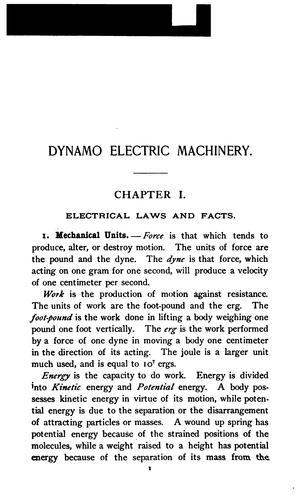 Cover for Dynamo Electric Machinery: Its Construction, Design, and Operation. Direct Current Machines