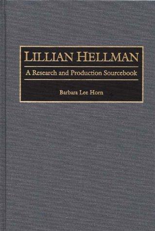 Cover for Lillian Hellman