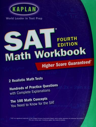 Cover for SAT math workbook