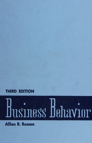 Cover for Business behavior
