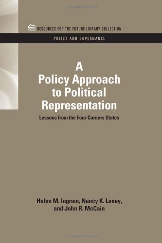 Cover for A Policy Approach to Political Representation