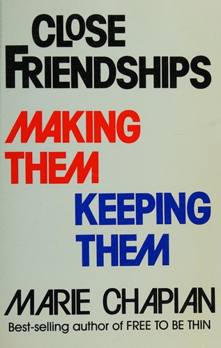 Cover for Close friendships