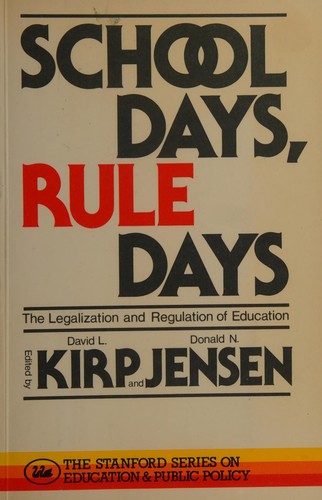 Cover for School days, rule days