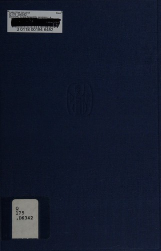 Cover for Scientific progress