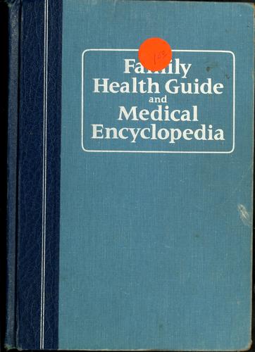 Cover for Family health guide and medical encyclopedia