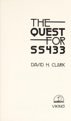Cover for The quest for SS433