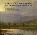Cover for American watercolors from the Metropolitan Museum of Art