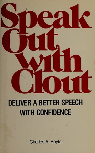 Cover for Speak Out with Clout