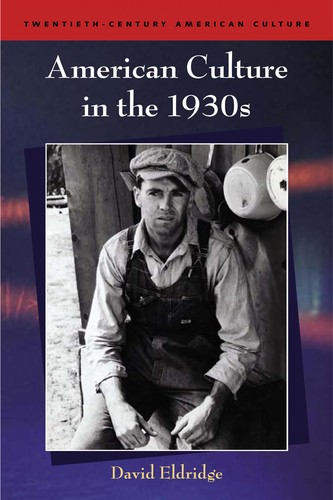 Cover for American culture in the 1930s