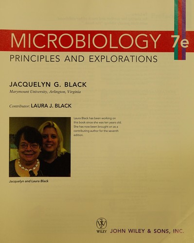 Cover for Microbiology Principles and Explorations